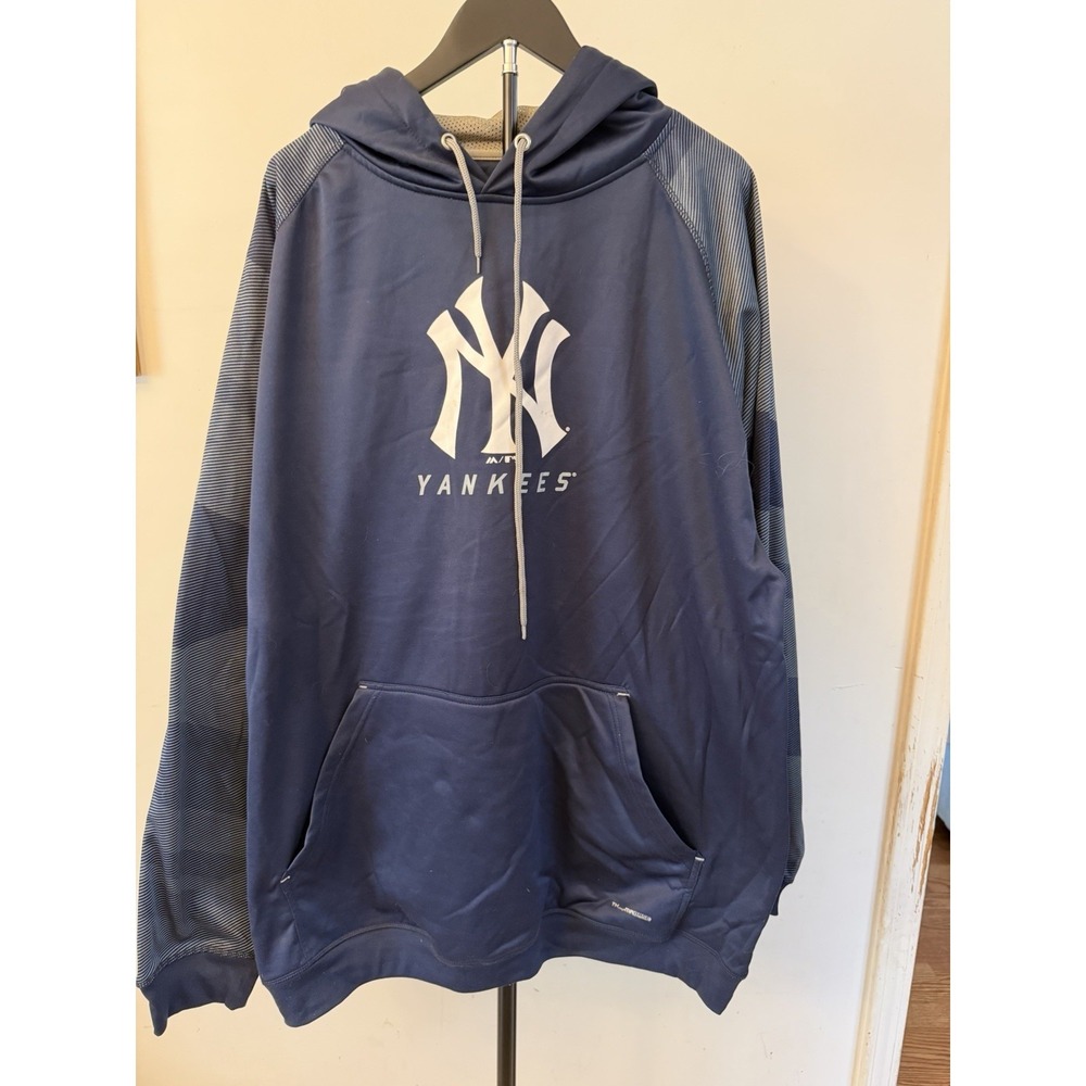 New York Yankees Majestic Hoodie Sweatshirt Size 2 XL